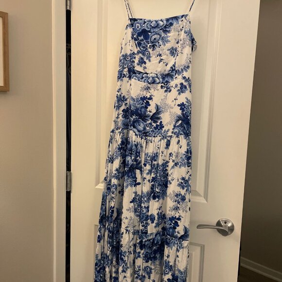Anthropologie Maeve Drop-Waist Floral Dress, Sz. Sm - Picture 6 of 7